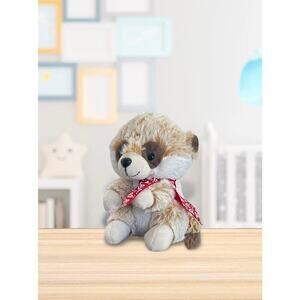 Kellytoy Lemur Raccoon Plush Stuffed Animal Toy With Bow
